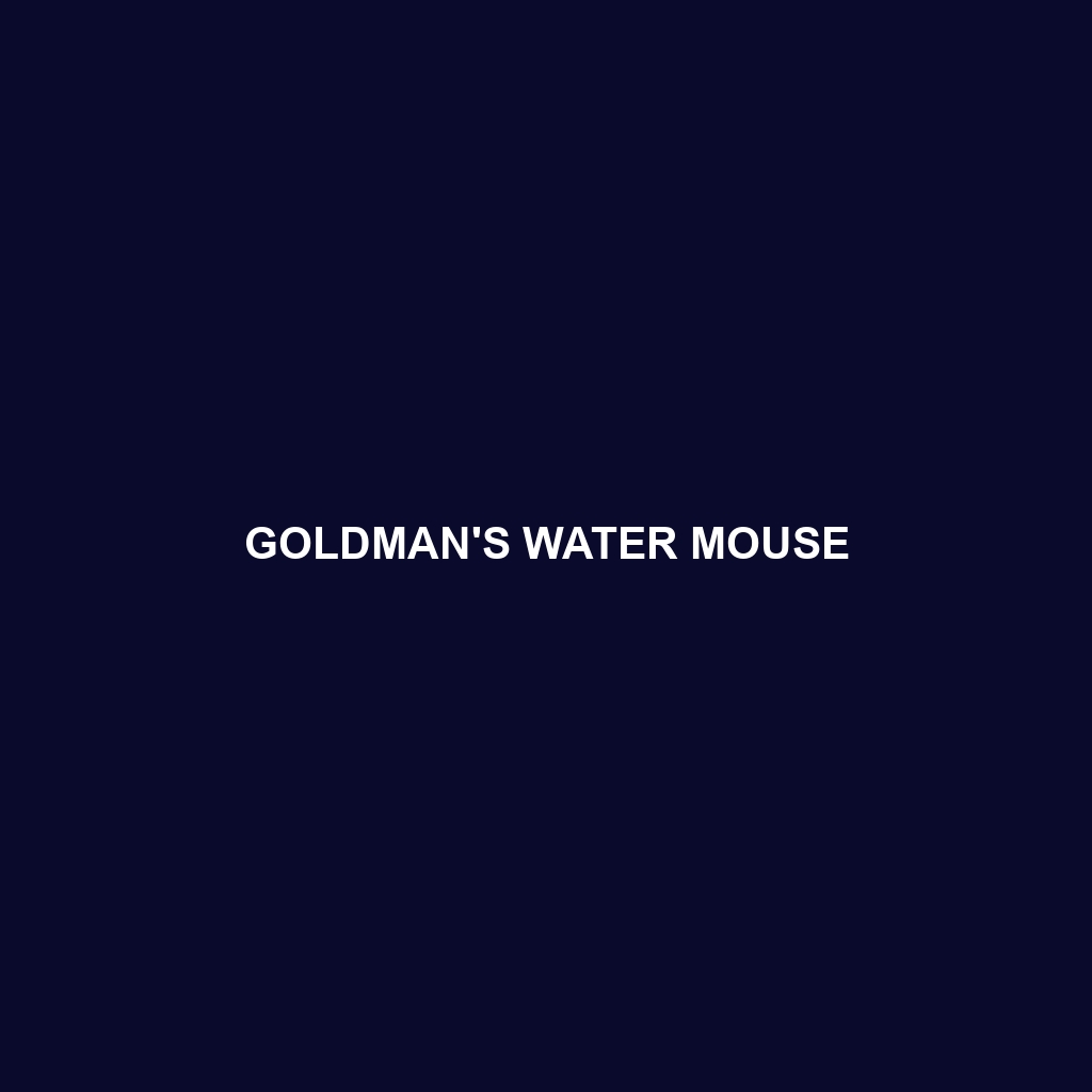 Goldman's Water Mouse