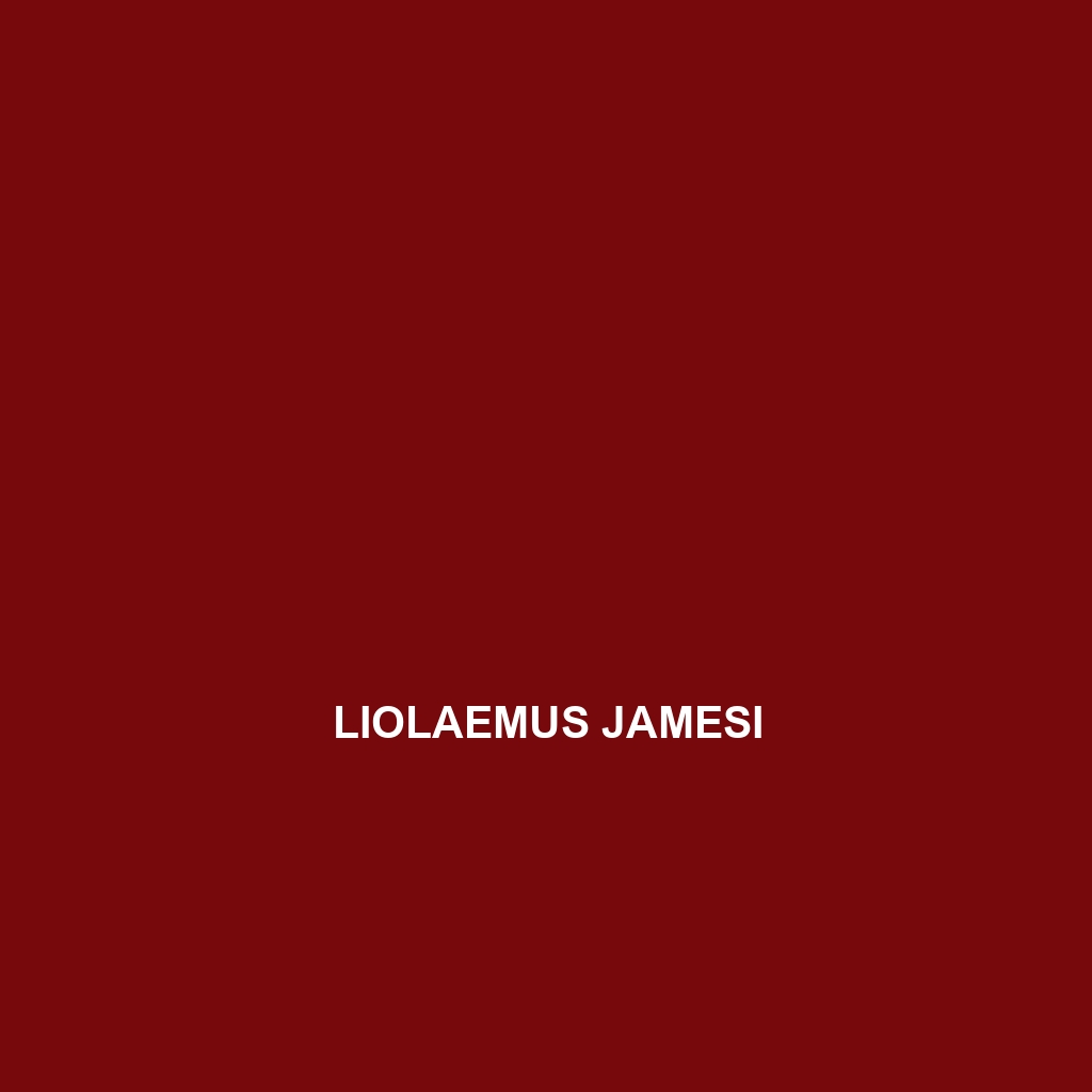 Liolaemus jamesi