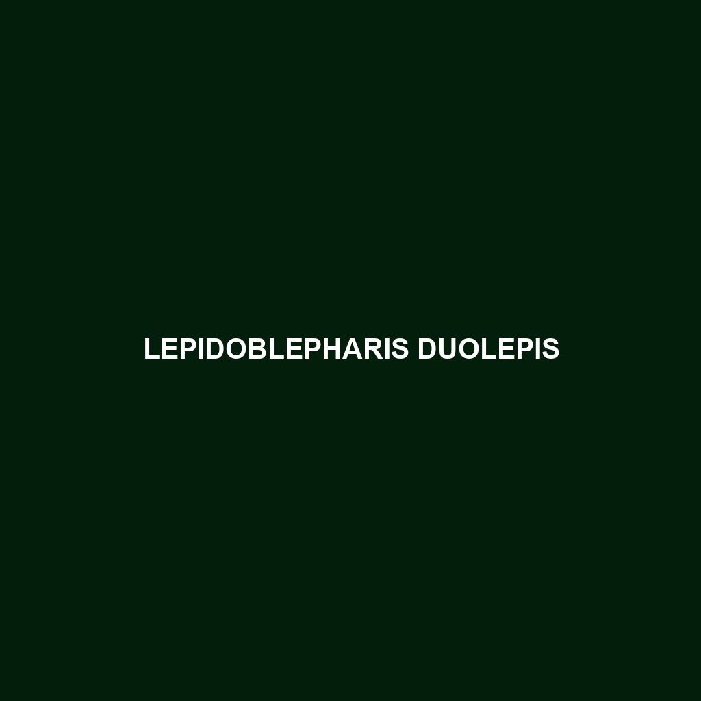 Lepidoblepharis duolepis