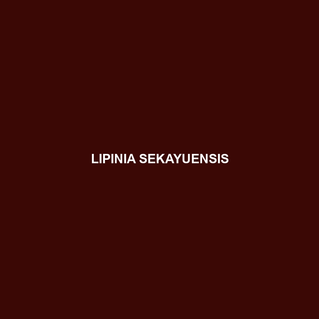 Lipinia sekayuensis