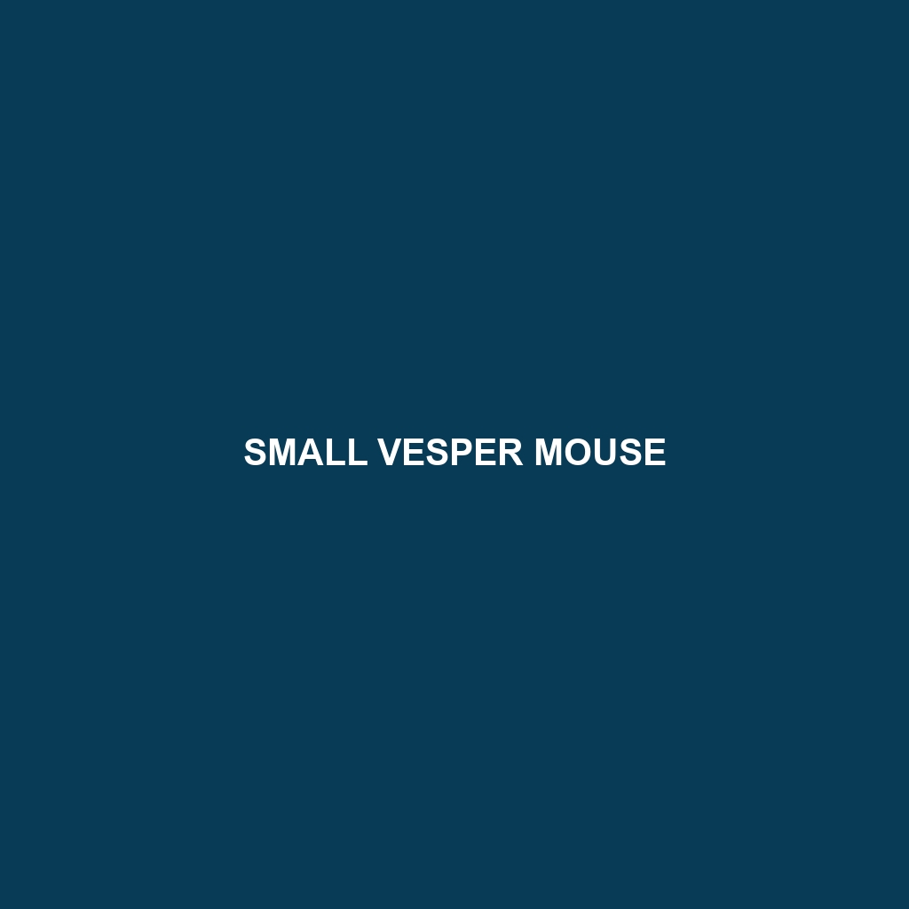 Small Vesper Mouse