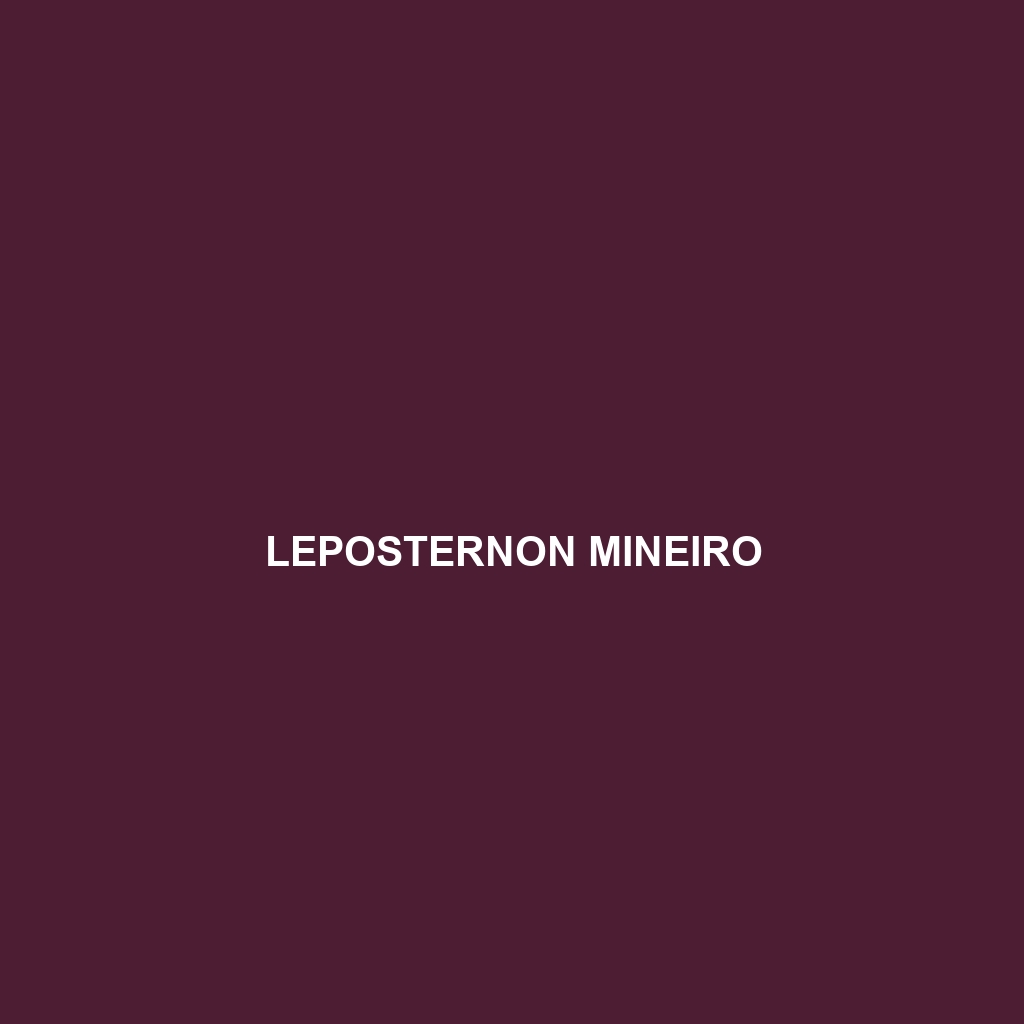 Leposternon mineiro