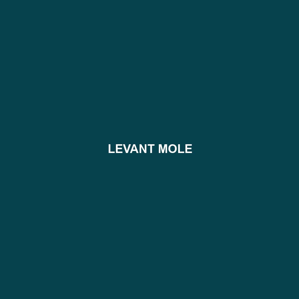 Levant Mole