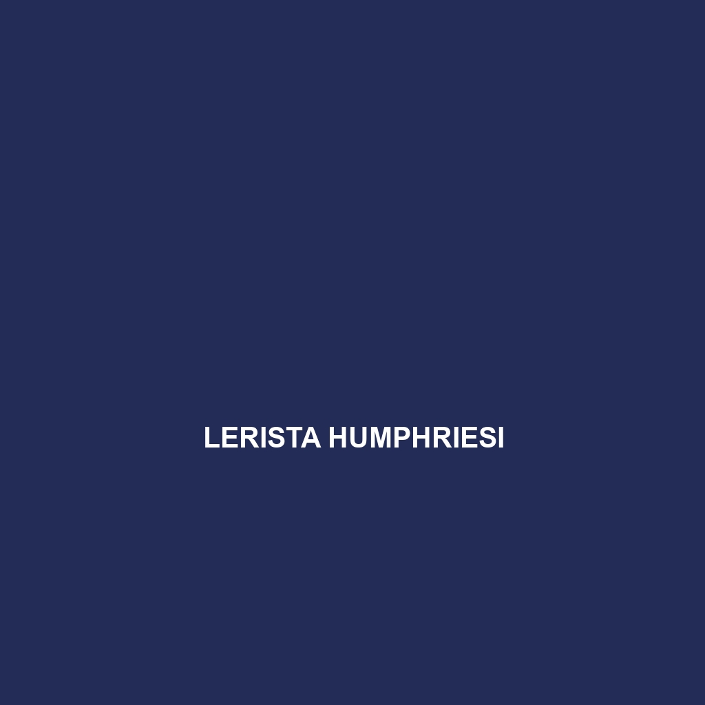 Lerista humphriesi