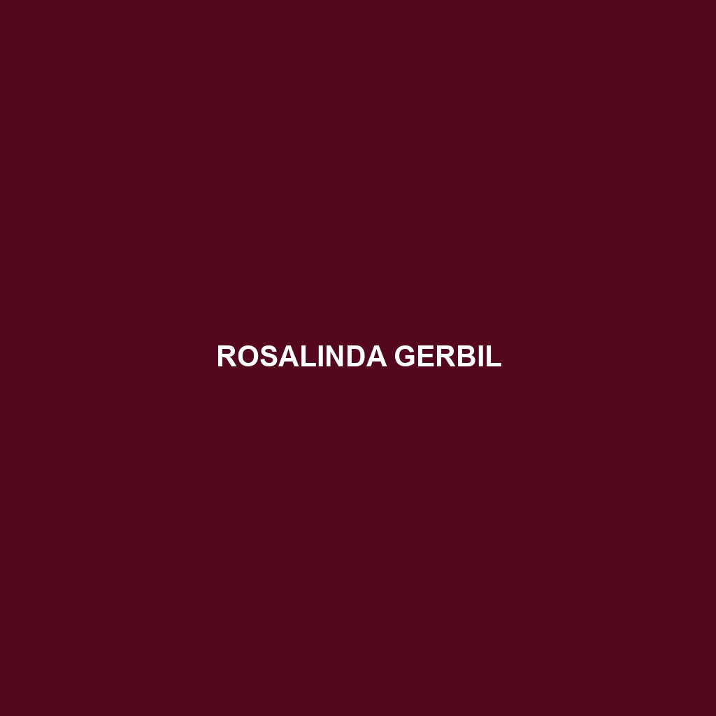 Rosalinda Gerbil