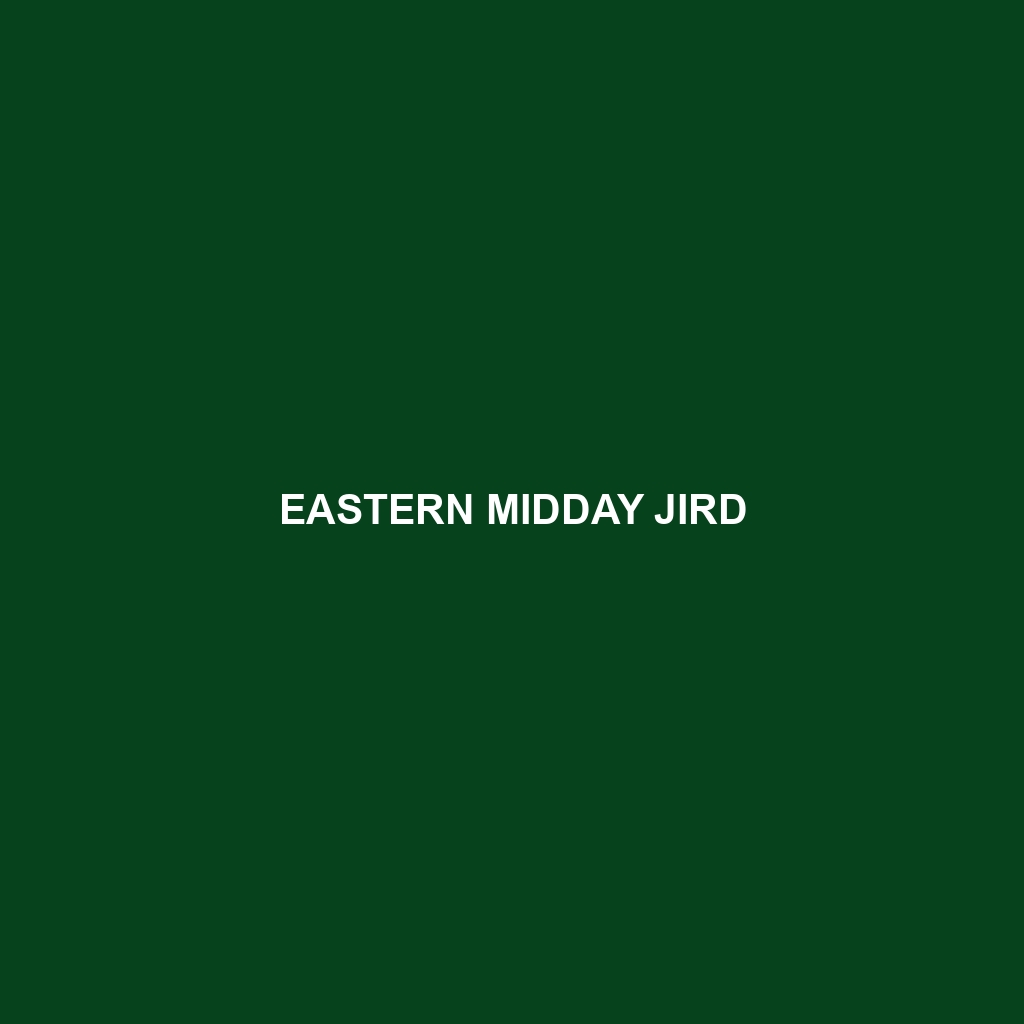 Eastern Midday Jird