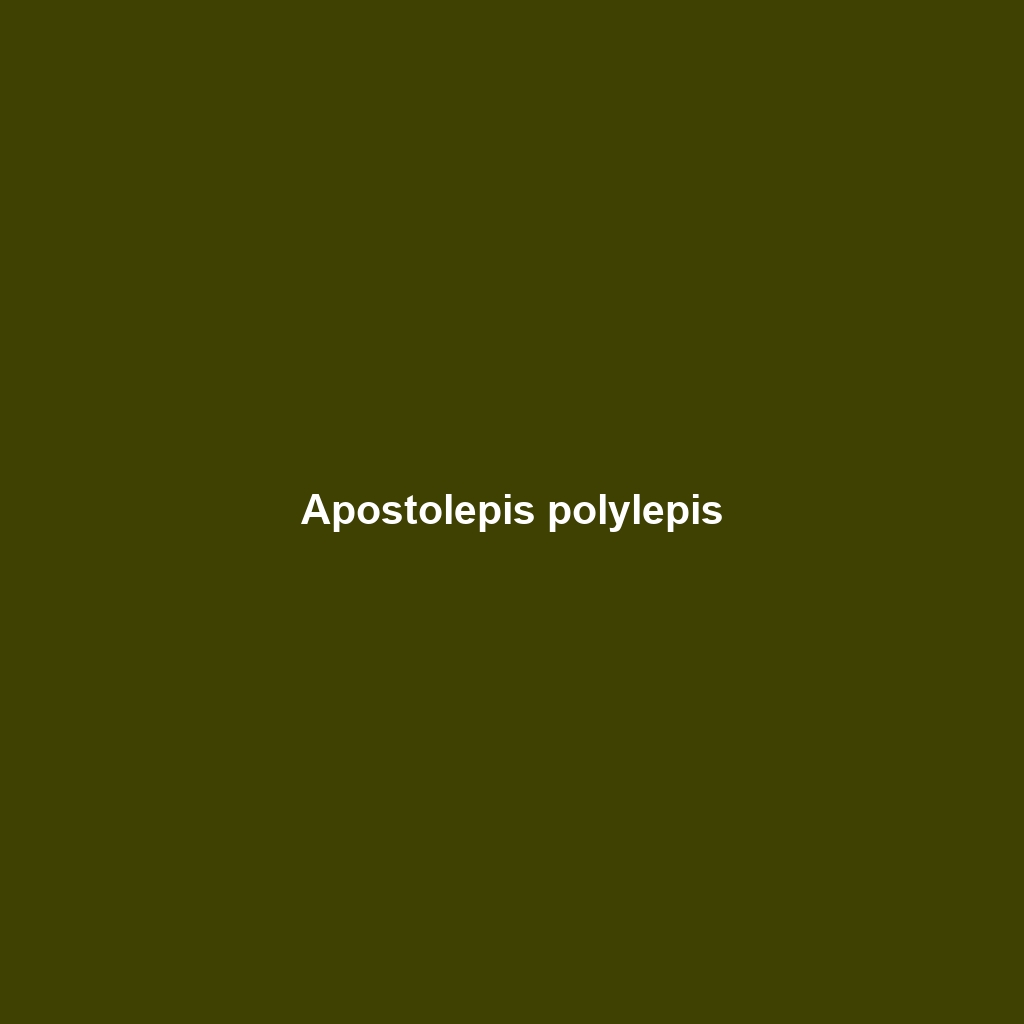 Apostolepis polylepis