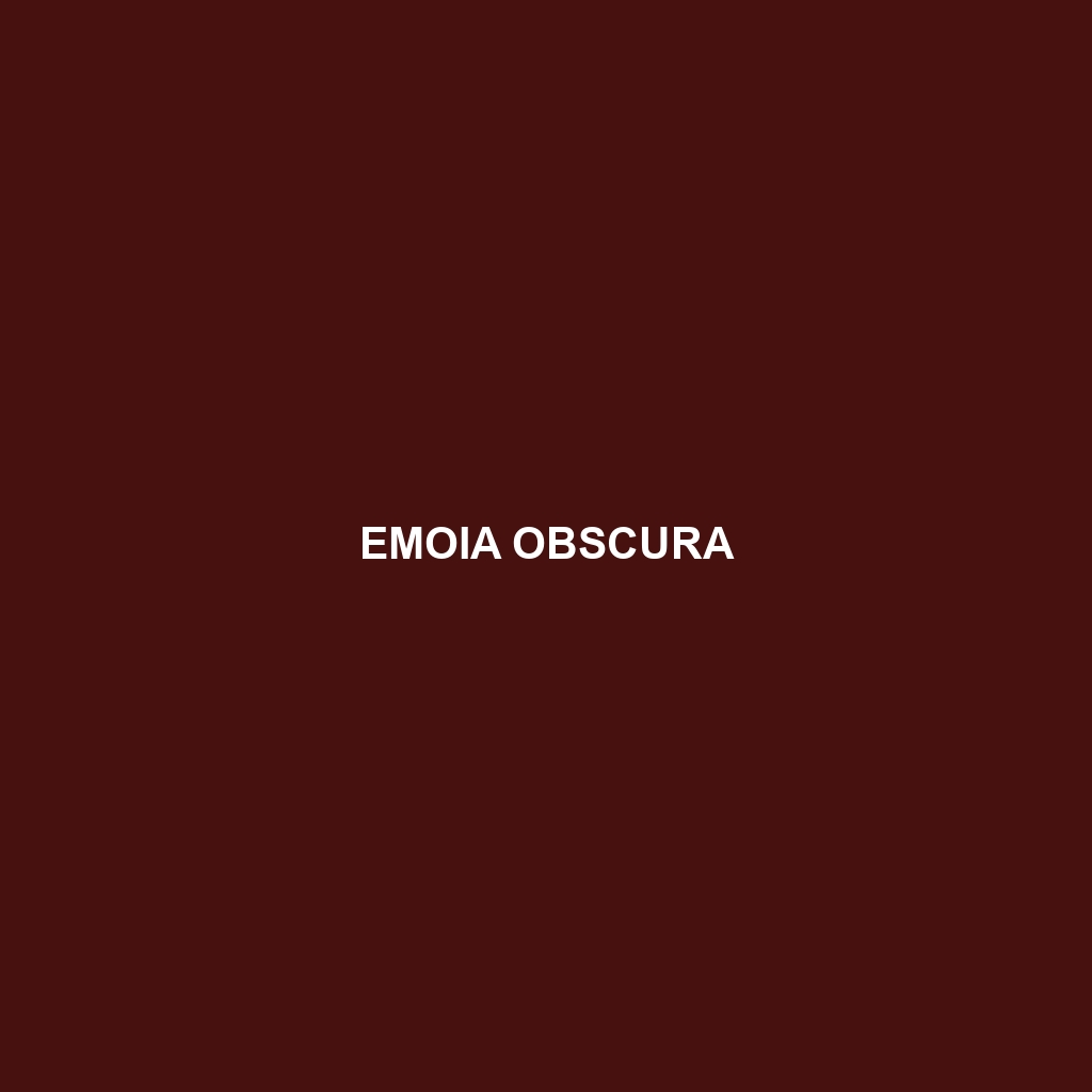 Emoia obscura