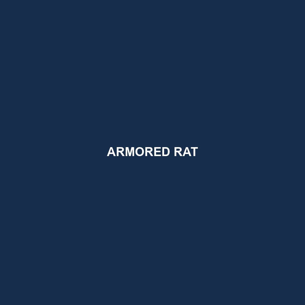 Armored Rat