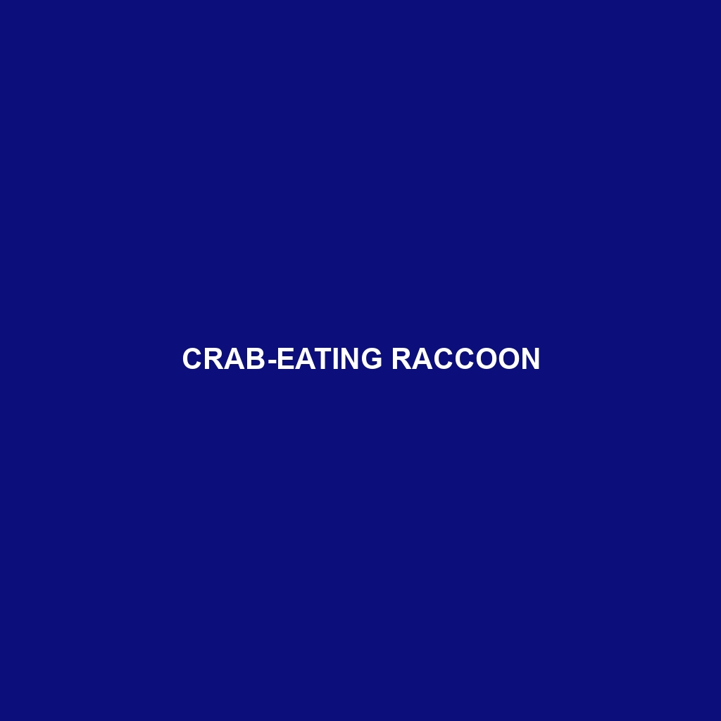 Crab-eating Raccoon