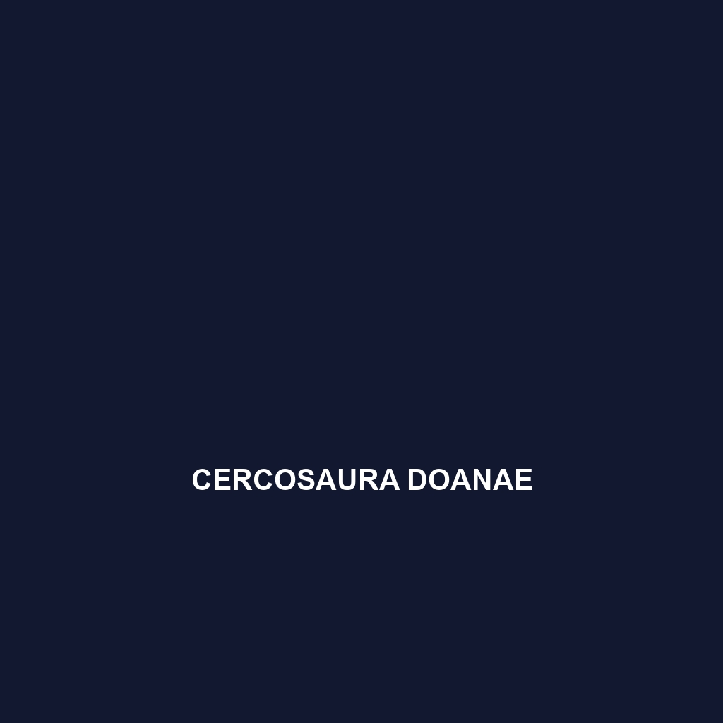 Cercosaura doanae