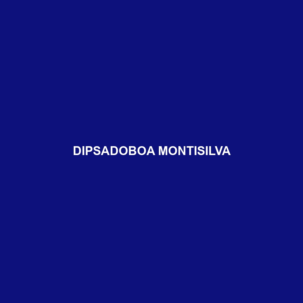 Dipsadoboa montisilva