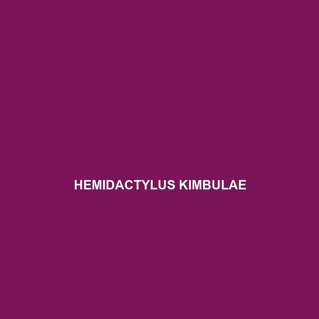 Hemidactylus kimbulae