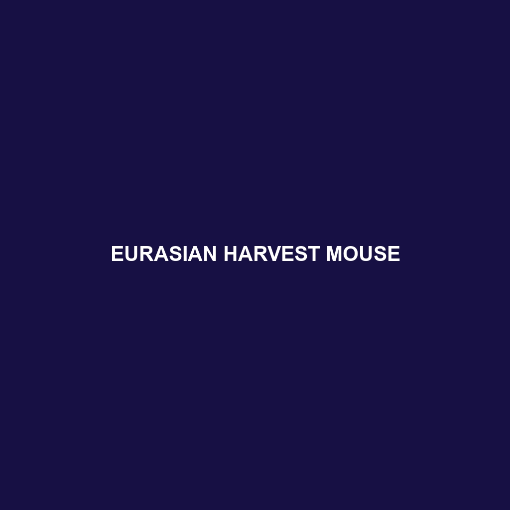 Eurasian Harvest Mouse