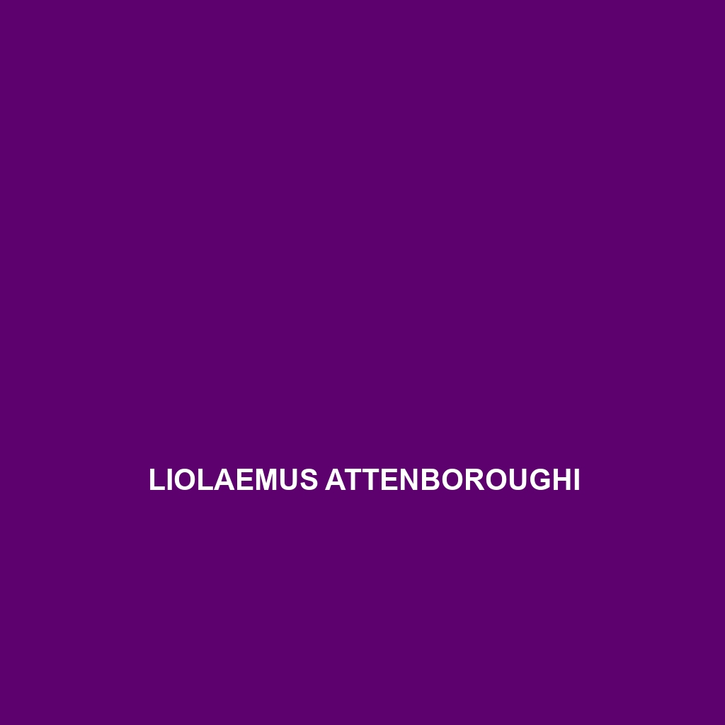 Liolaemus attenboroughi