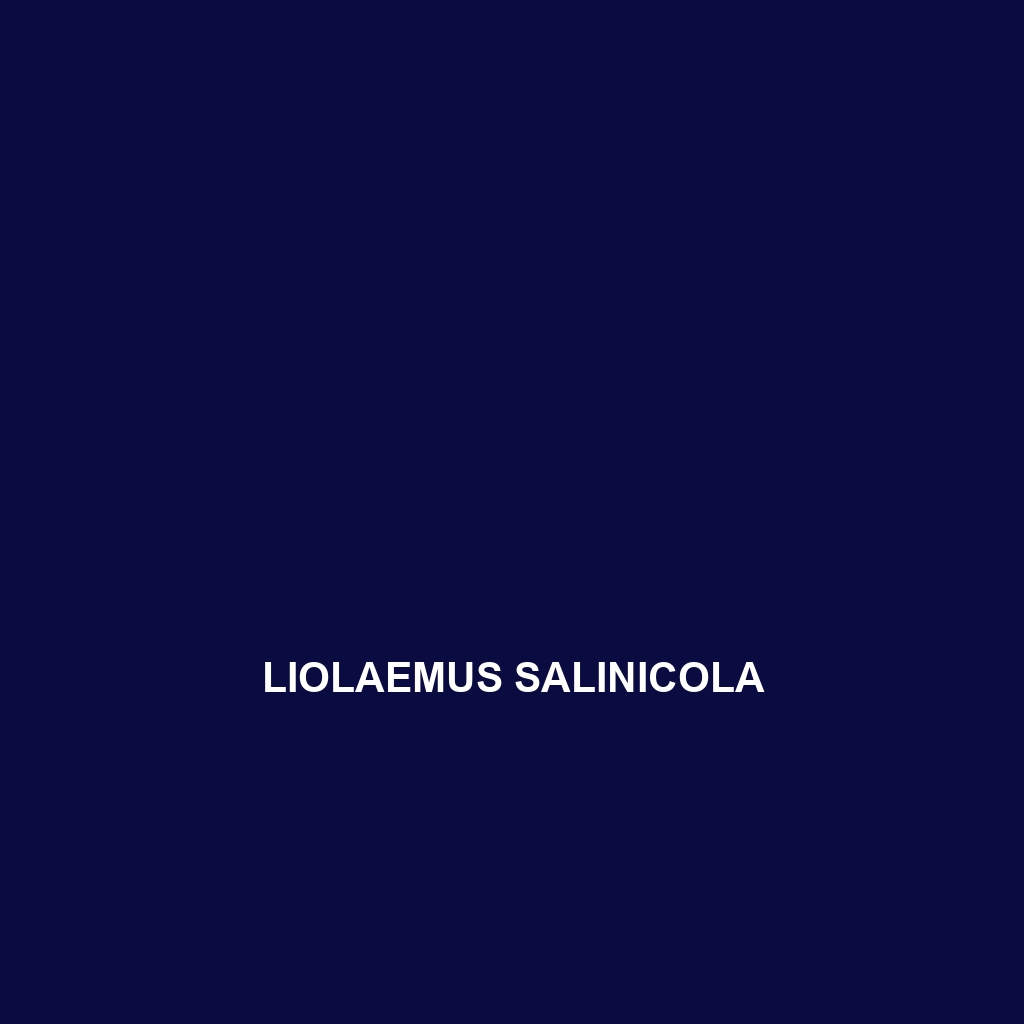 Liolaemus salinicola