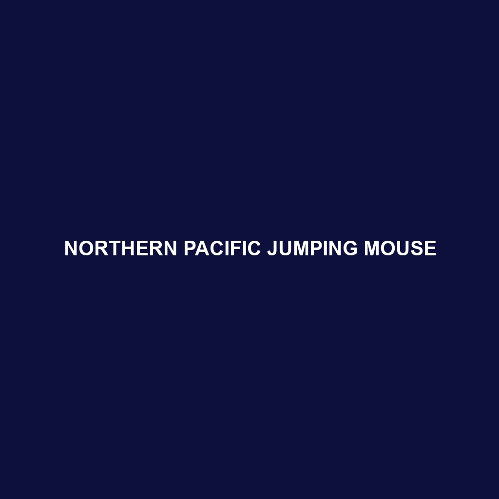 Northern Pacific Jumping Mouse