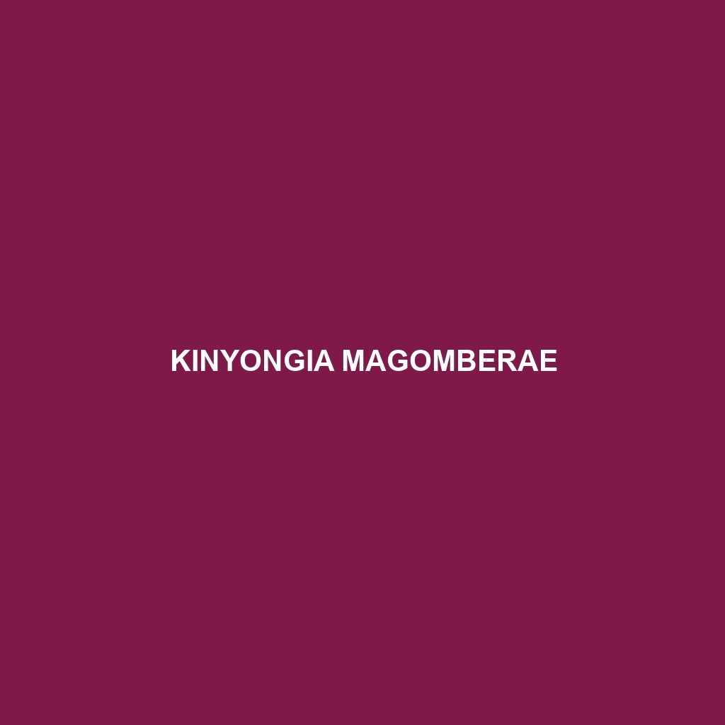 Kinyongia magomberae