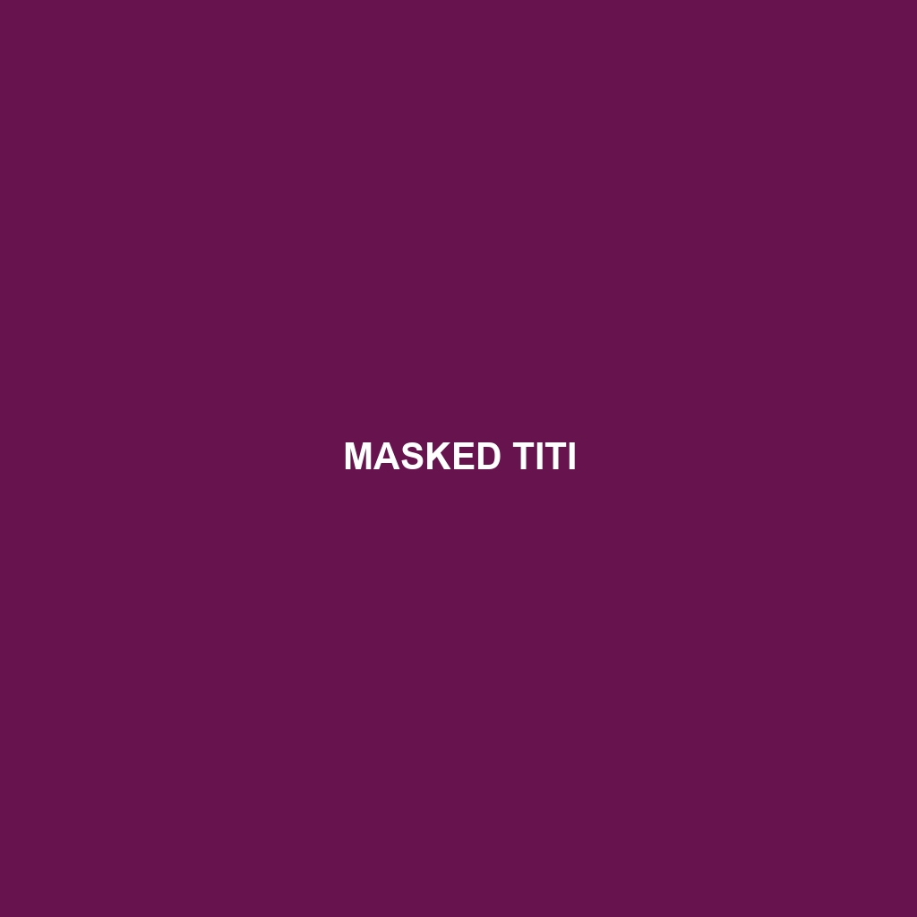 Masked Titi