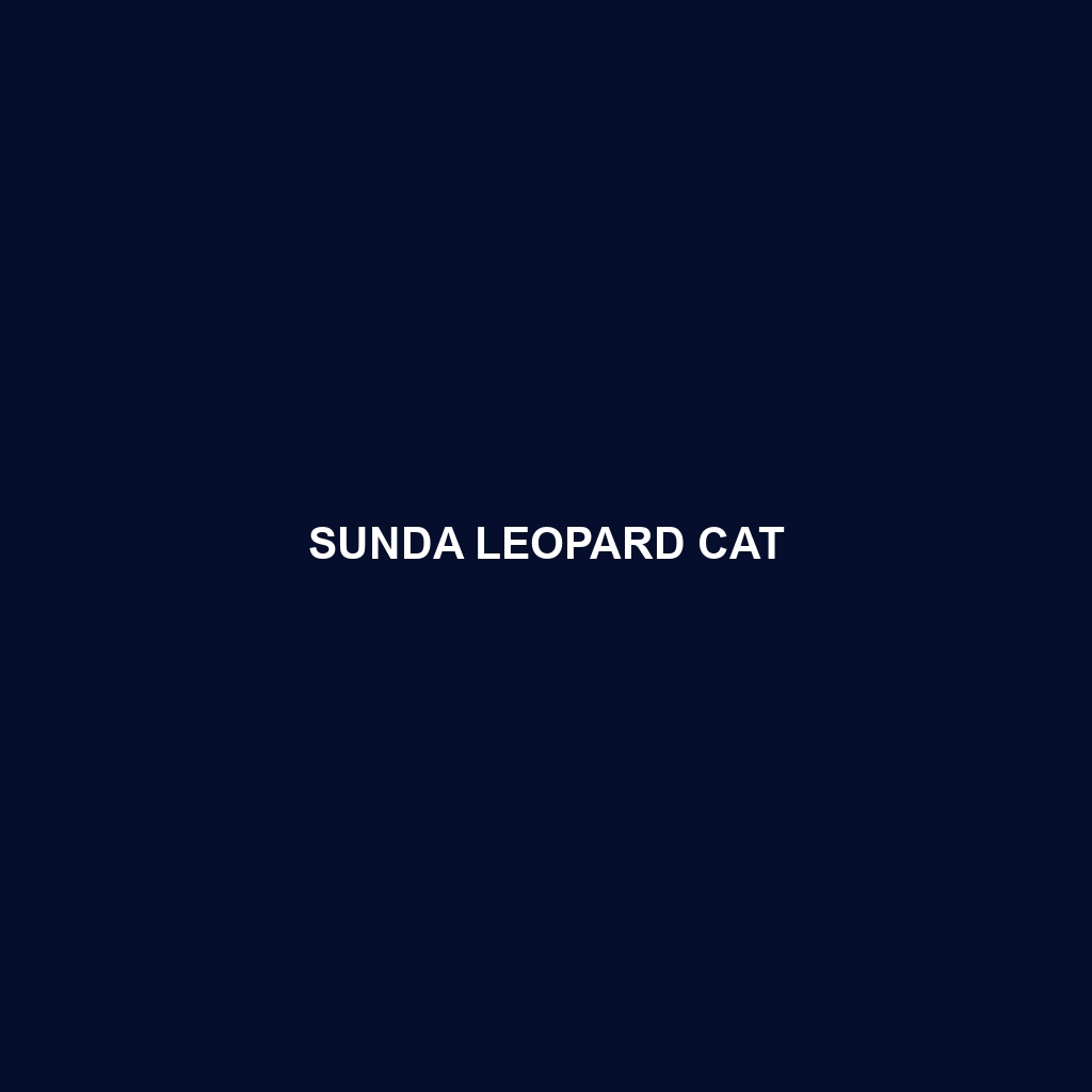 Sunda Leopard Cat