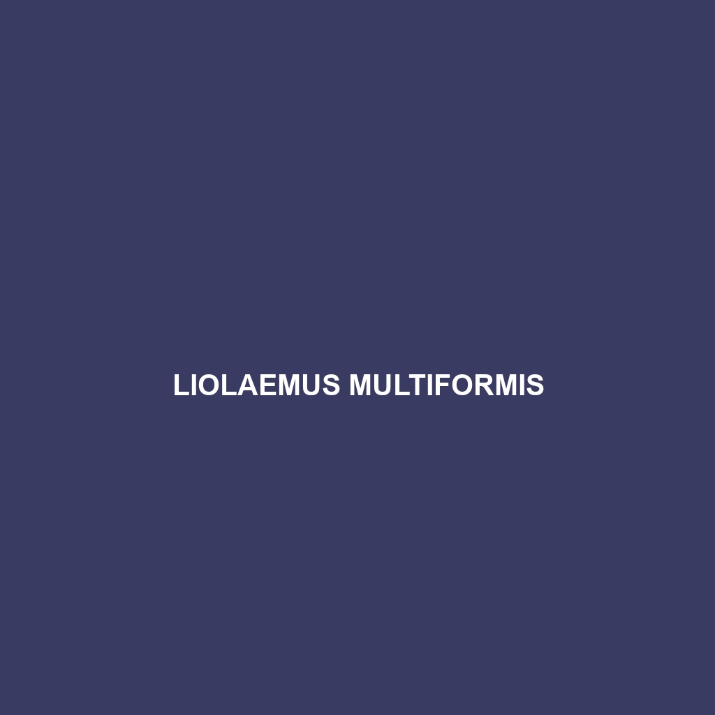 Liolaemus multiformis