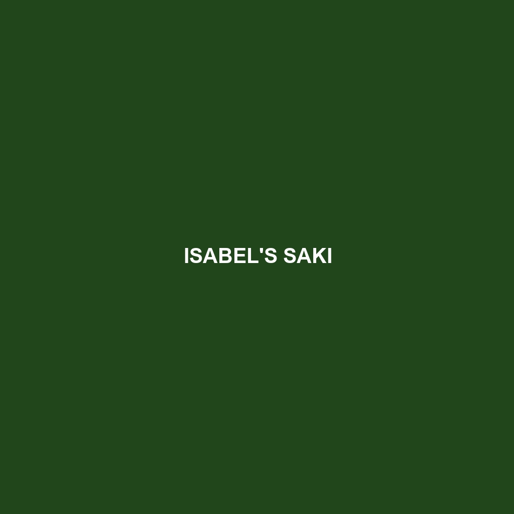 Isabel's Saki