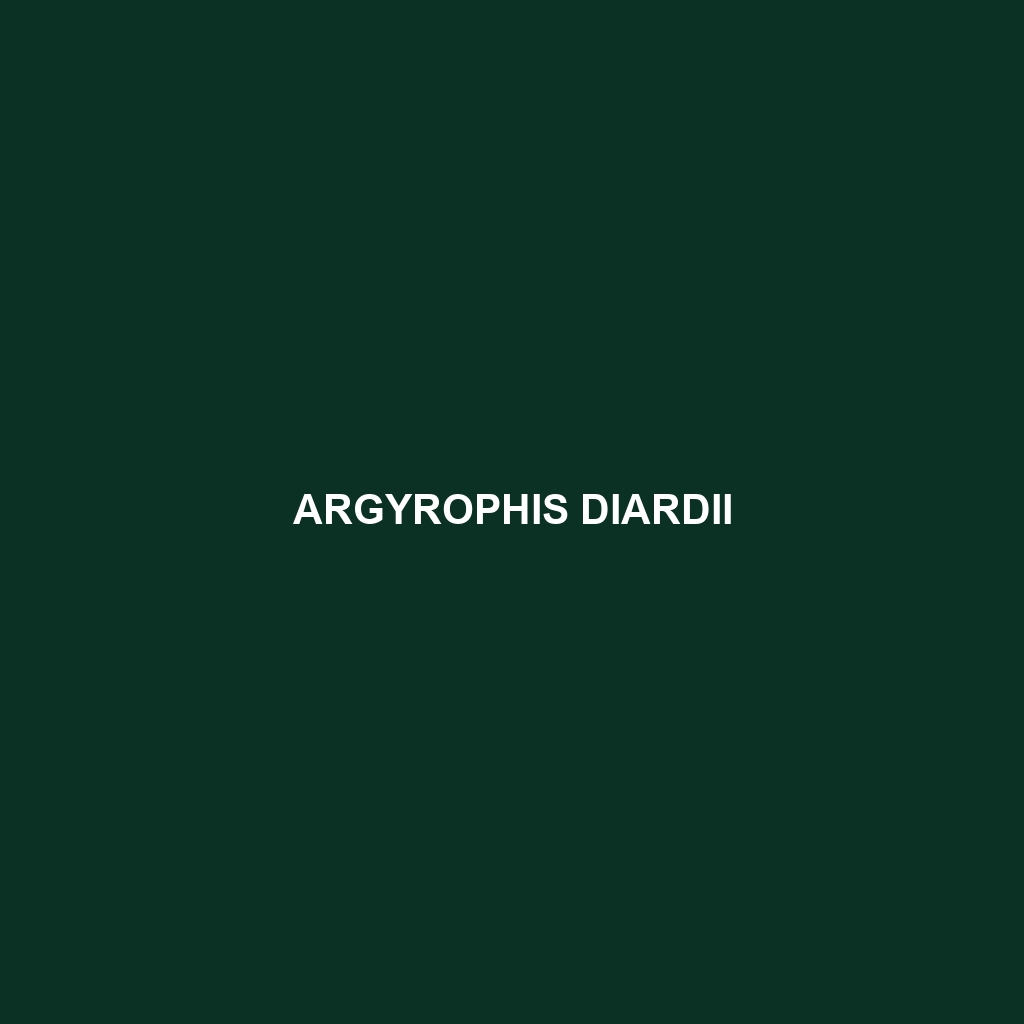 Argyrophis diardii