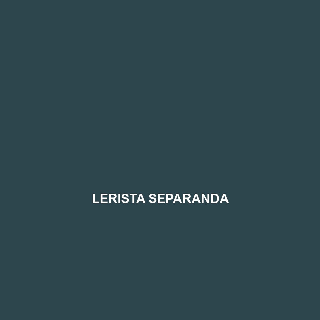 Lerista separanda