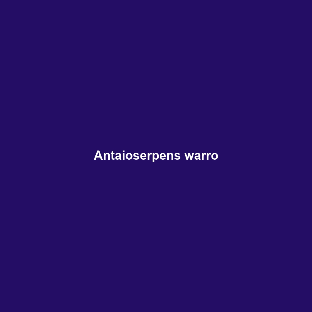 Antaioserpens warro