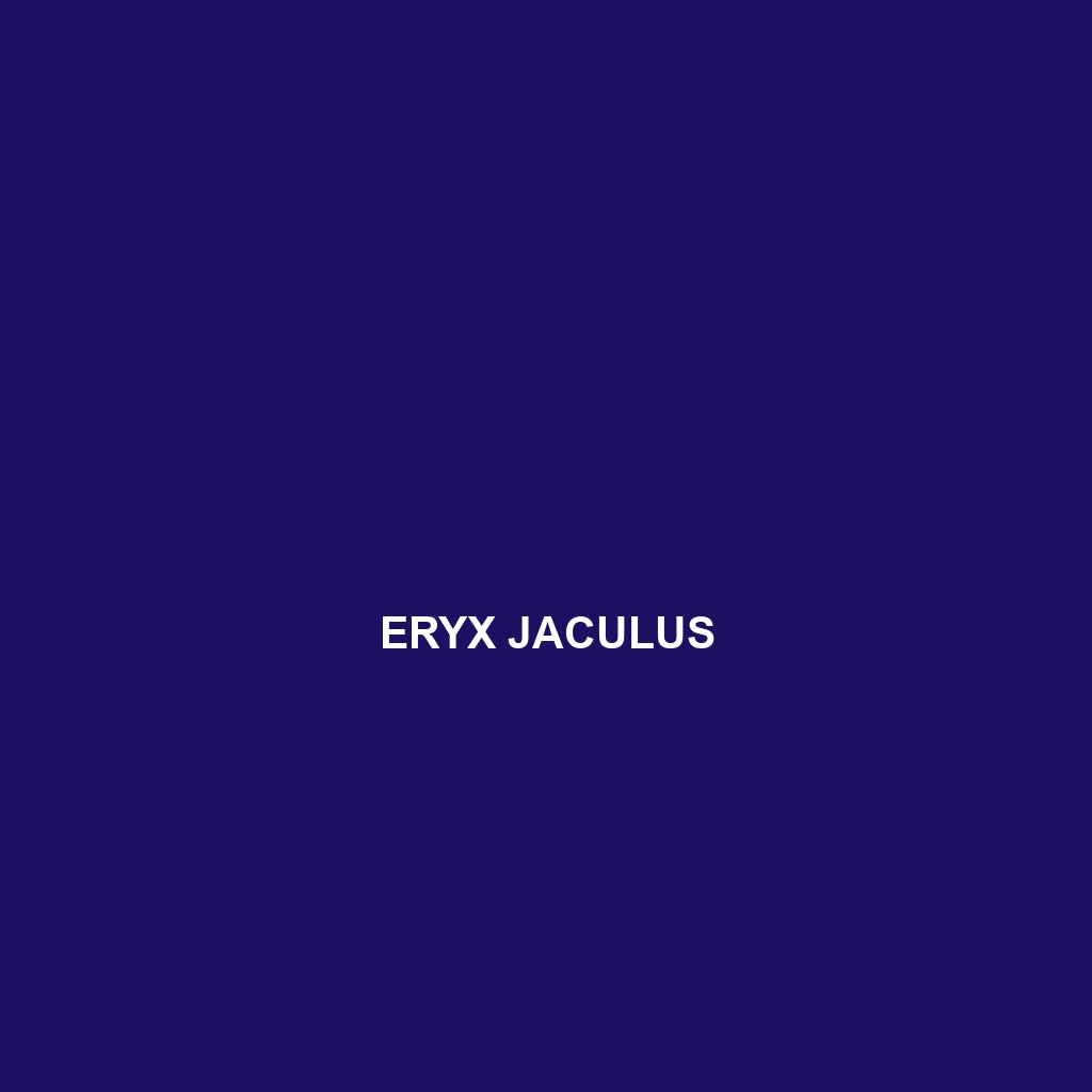 Eryx jaculus