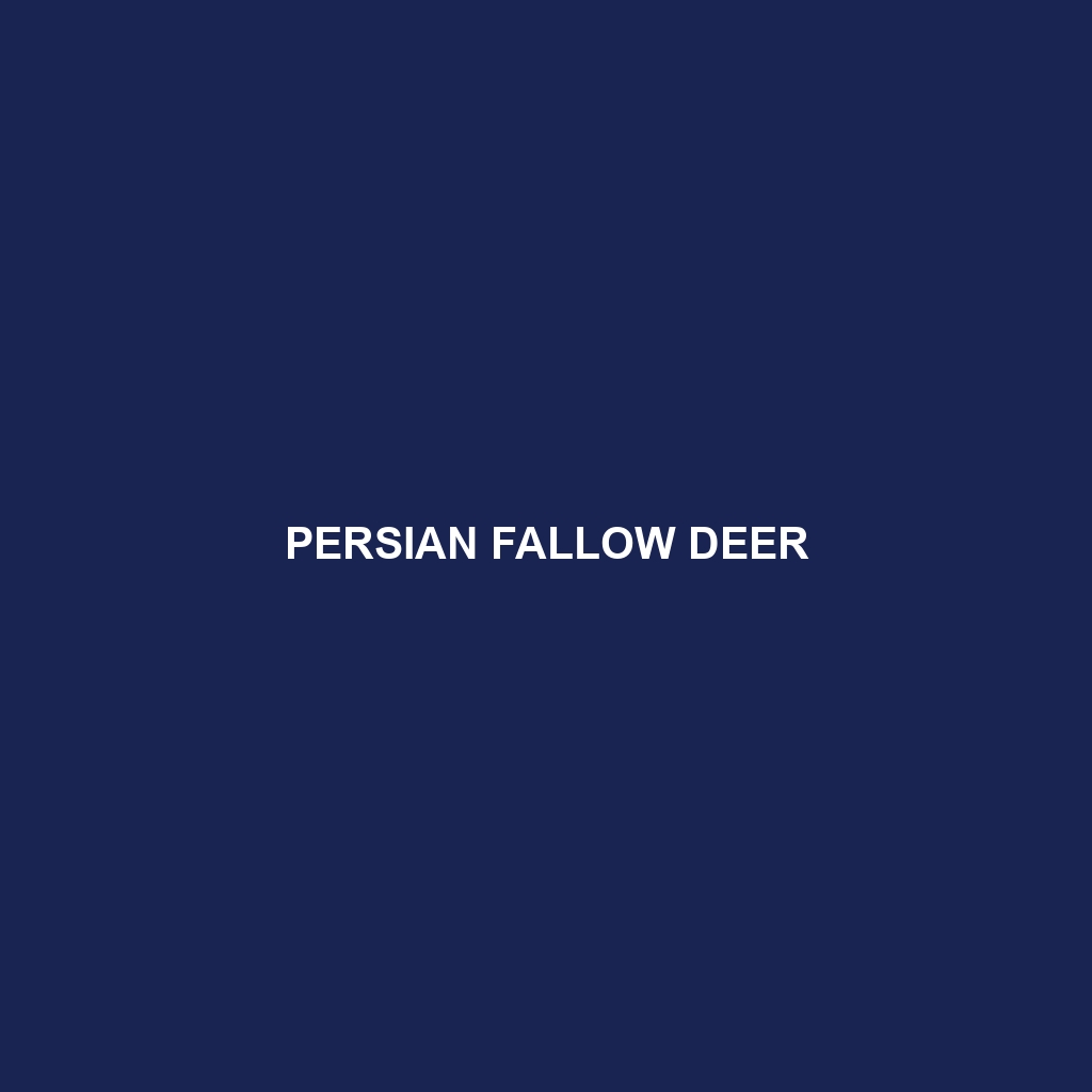 Persian Fallow Deer