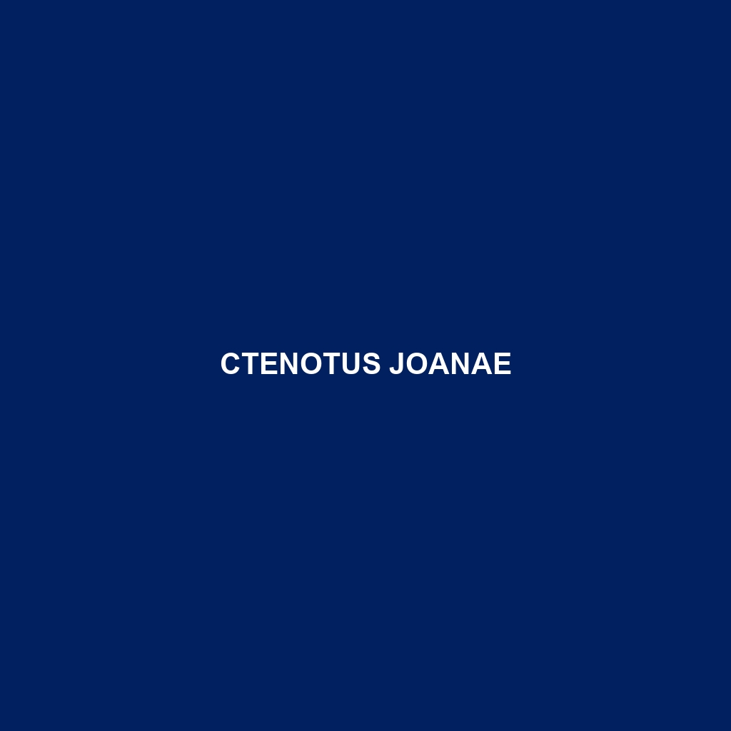 Ctenotus joanae