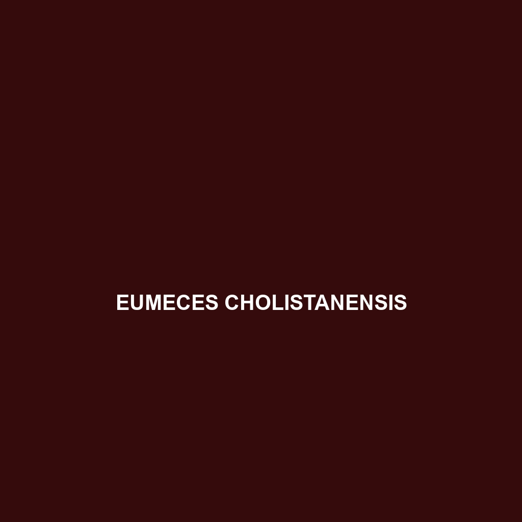 Eumeces cholistanensis