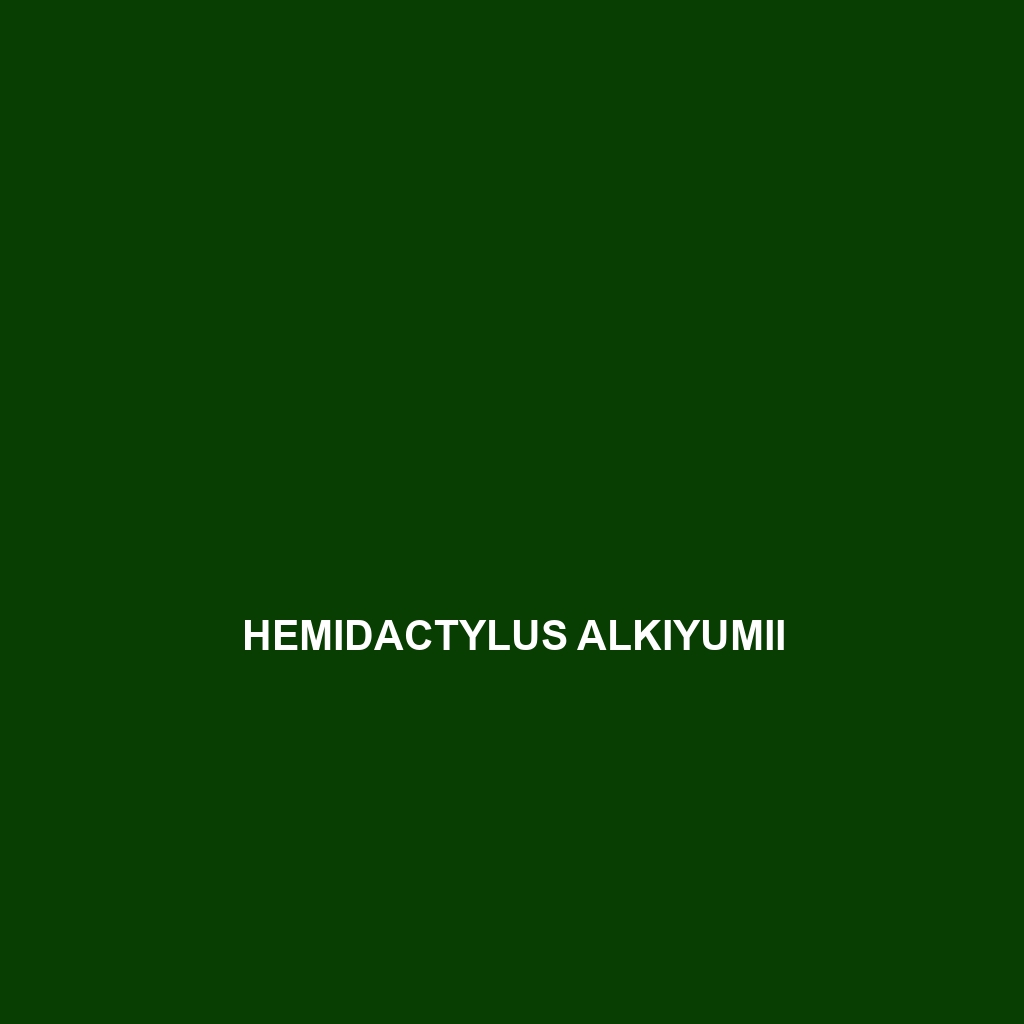 Hemidactylus alkiyumii