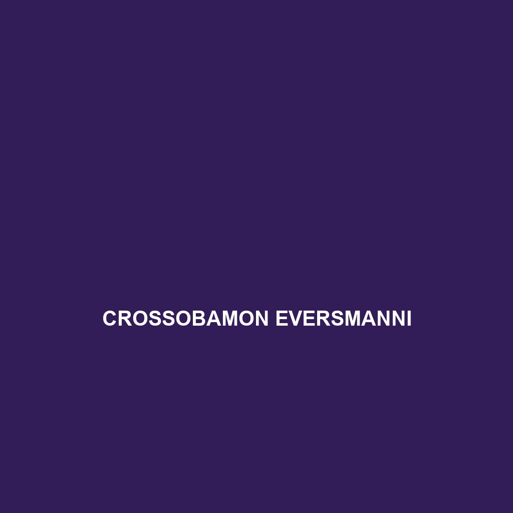 Crossobamon eversmanni