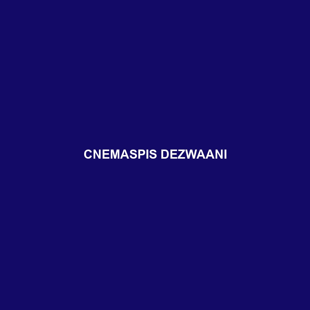 Cnemaspis dezwaani