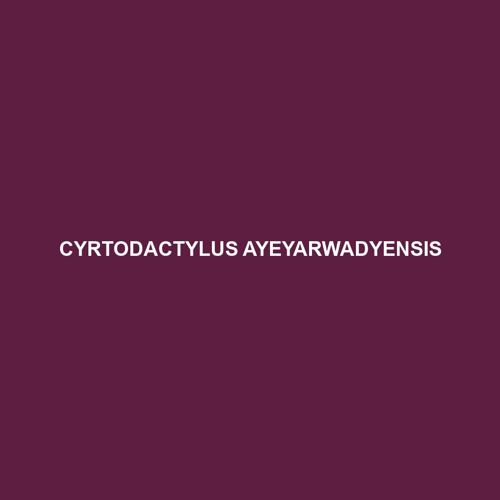 Cyrtodactylus ayeyarwadyensis