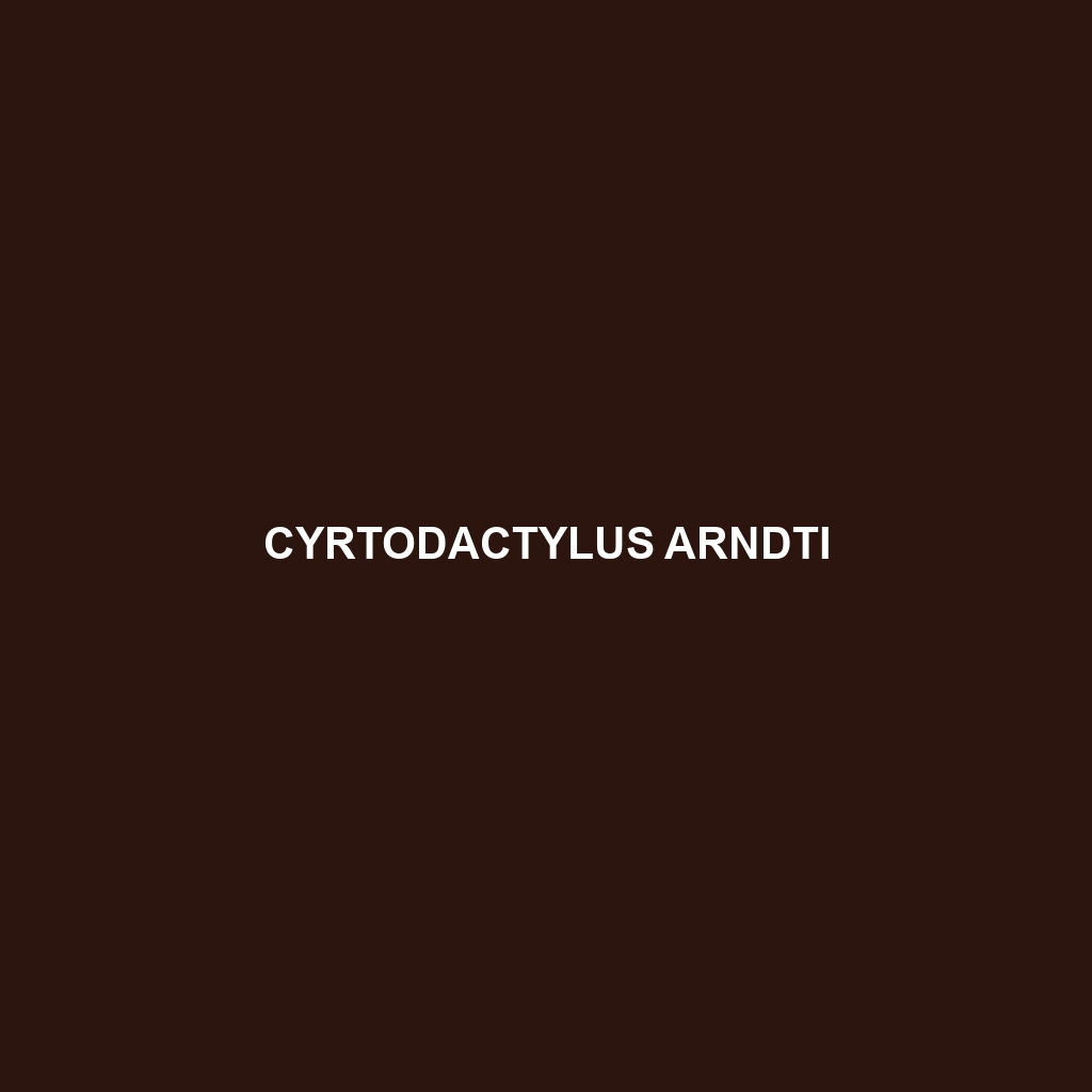 Cyrtodactylus arndti