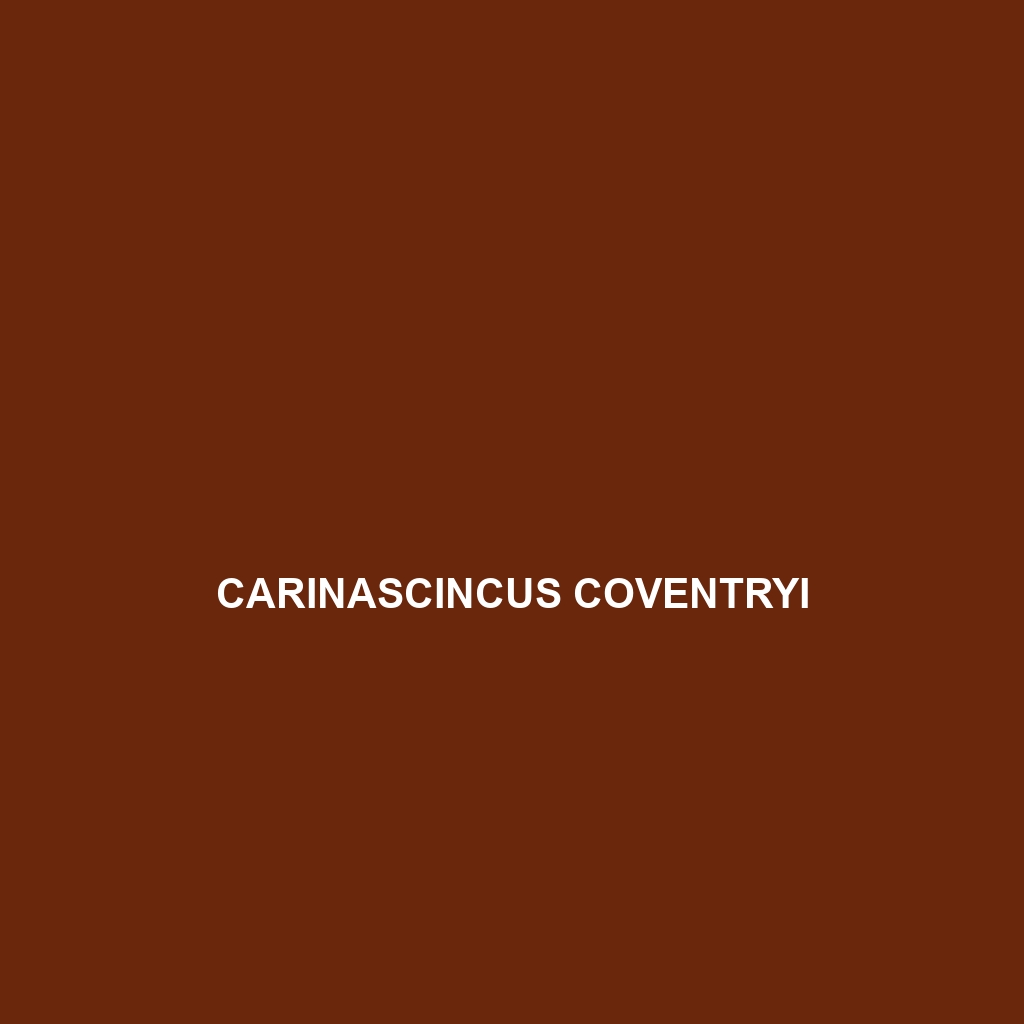 Carinascincus coventryi