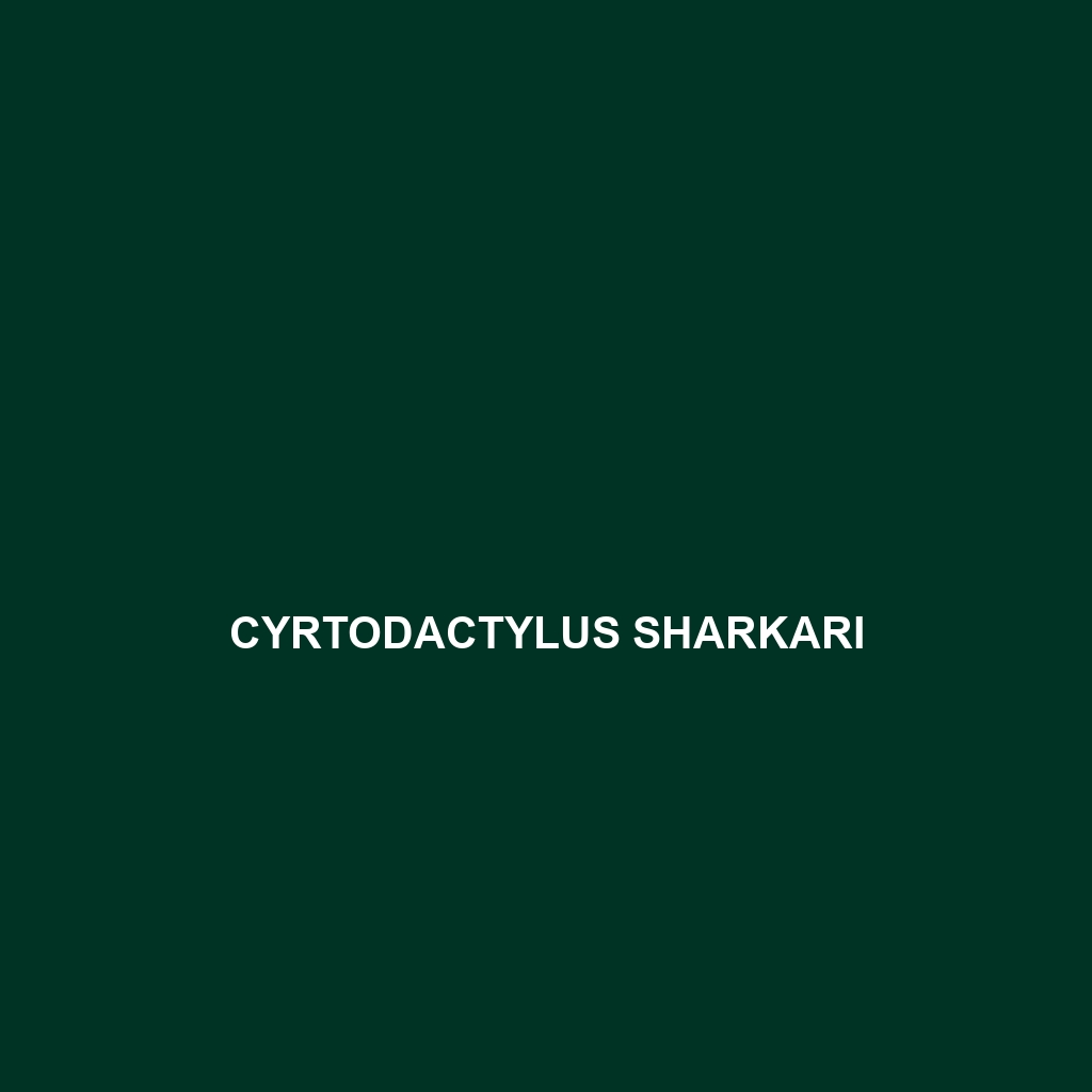 Cyrtodactylus sharkari