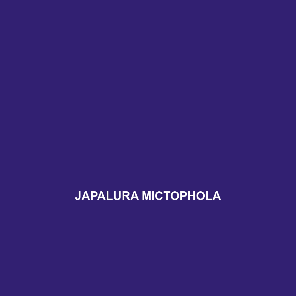 Japalura mictophola