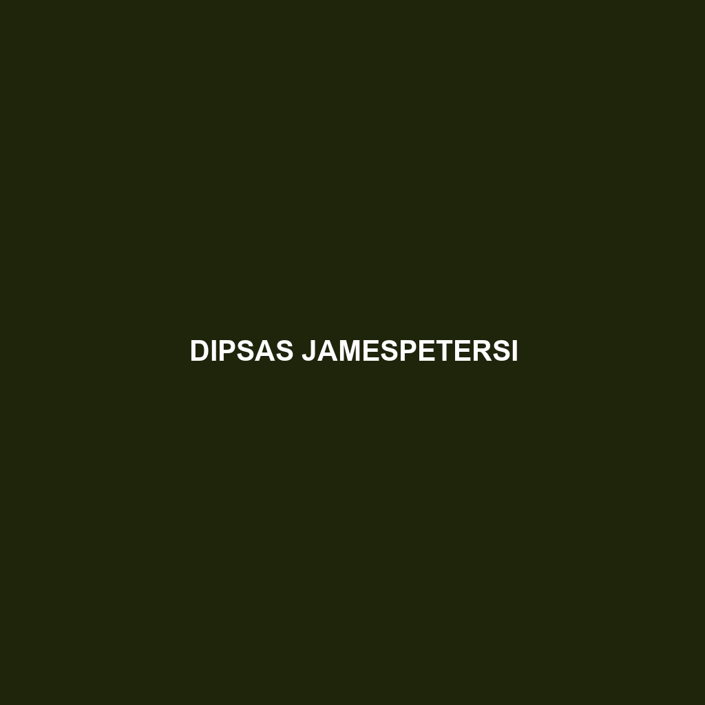 Dipsas jamespetersi