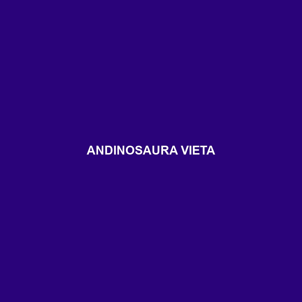 Andinosaura vieta