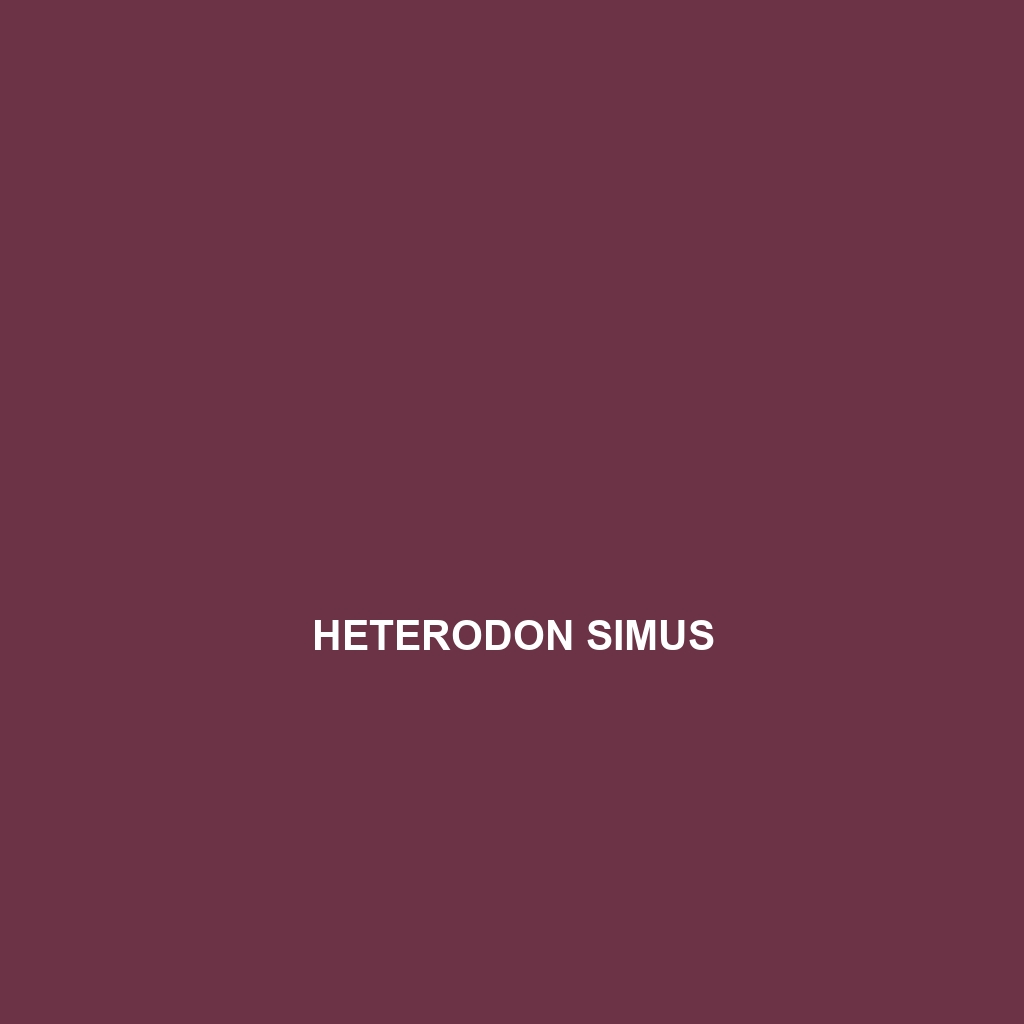 Heterodon simus