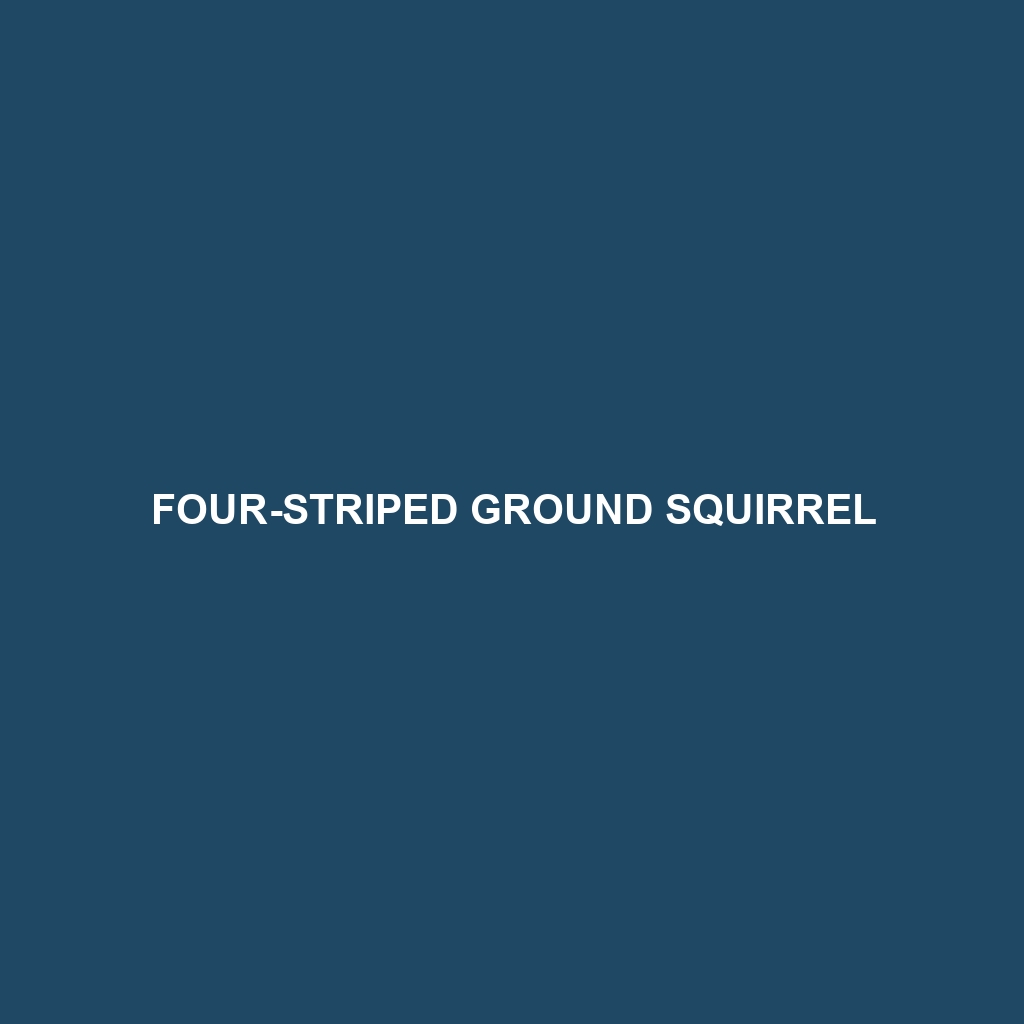 Three-striped Ground Squirrel