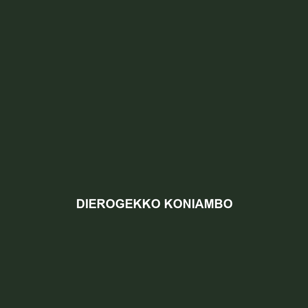 Dierogekko koniambo