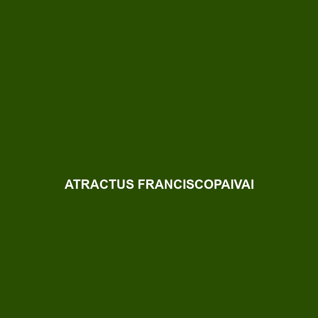 Atractus franciscopaivai