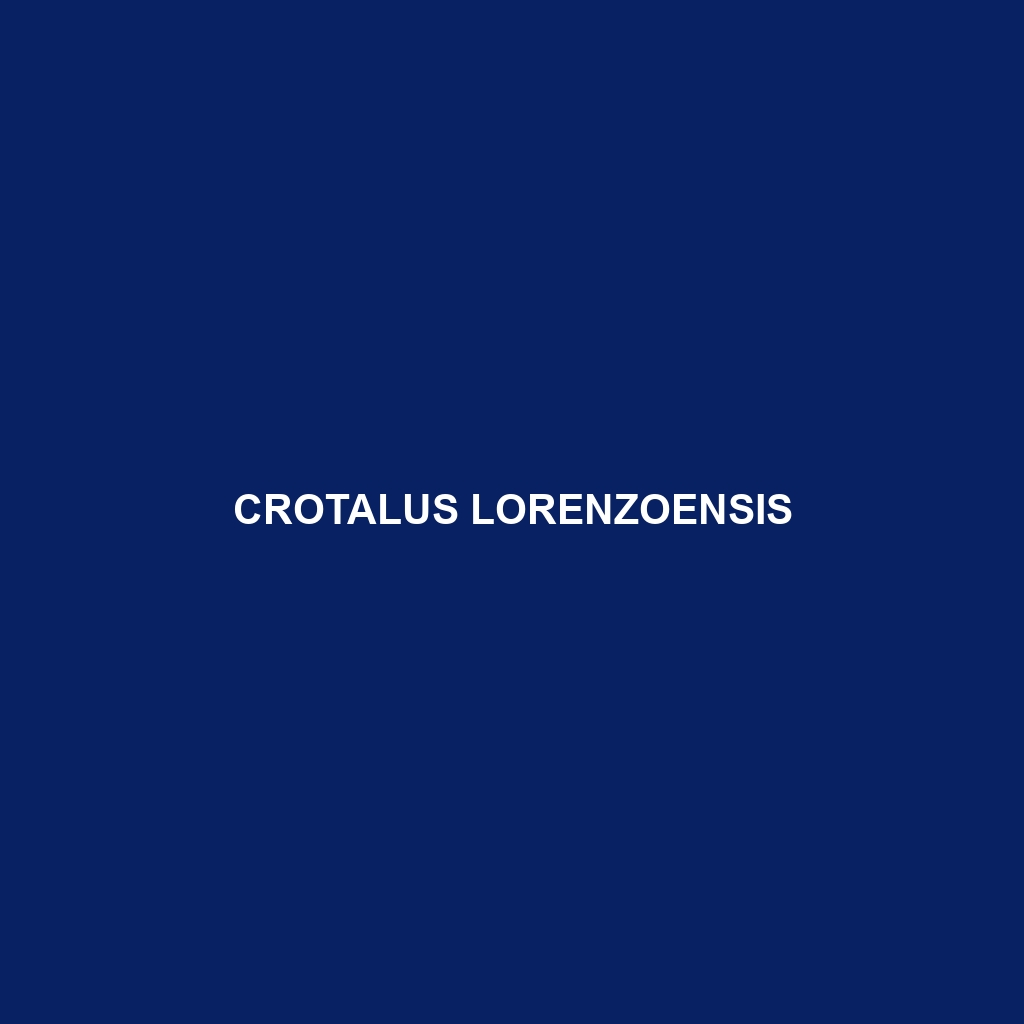 Crotalus lorenzoensis