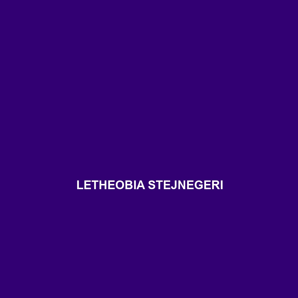 Letheobia stejnegeri