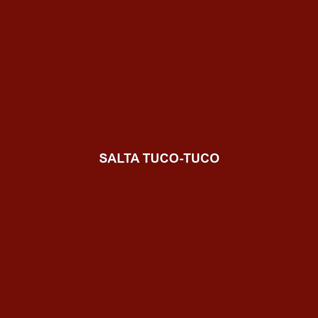 Salta Tuco-tuco